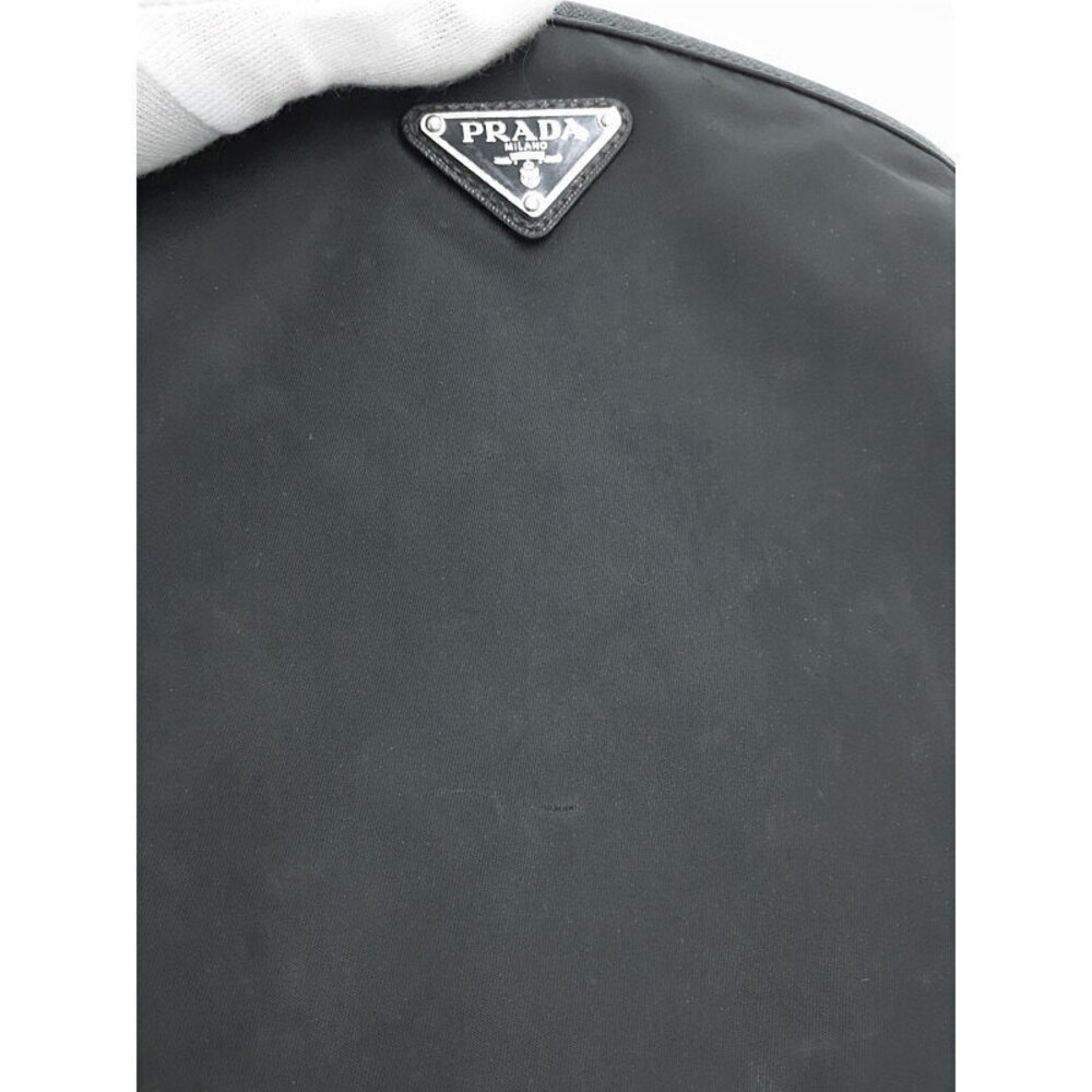 Prada Tessuto Crossbody messenger bag saffiano Leather Nero Black - Picture 6 of 9